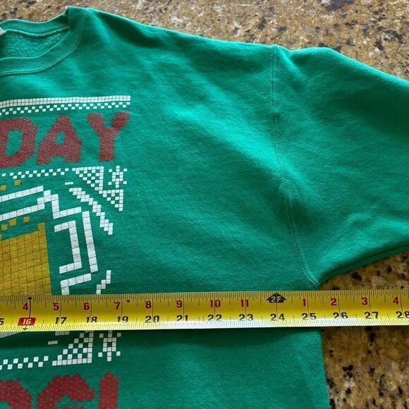 Vintage‎ Cheers Beer Green sweatshirt size XL - Picture 8 of 8